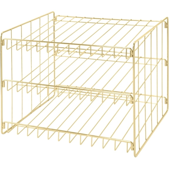 Freestanding Design | Holds 36 Cans | Chrome Steel Canned Food Storage Rack | 3 Tier Can Organizer | Space-Saving Pantry & Cabinet Storage Solution | Easy Access to Canned Goods