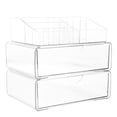 thumbnail image 1 of 3 Tier Clear Makeup Organizer with Drawer, Cosmetic Storage for Dresser Countertop and Bathroom Vanity, Beauty Holder for Lipstick Brush Skincare Organize Cosmetics and Beauty Supplies, 1 of 10