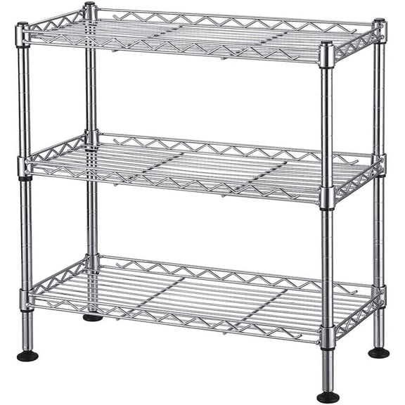 3 Tier Counter Top Spice Rack Ultra Kitchen Counter Shelf Organizer