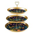 3 Tier Cupcake Holder with Tiered Serving Tray Plants under the Stars