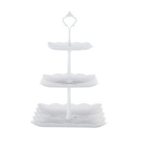 3-Tier Cupcake Stand Cake Dessert Wedding Event Party Display Tower Plate Round