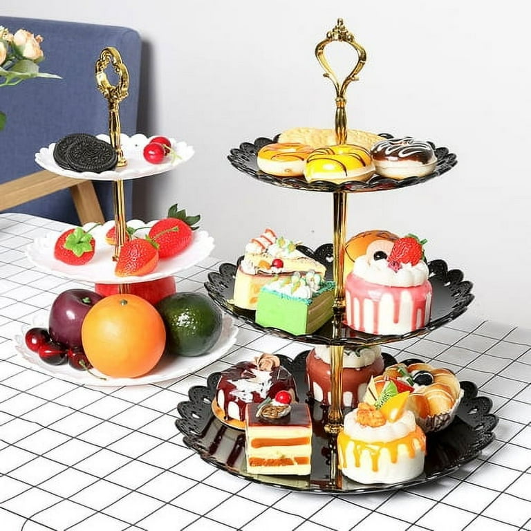 3-Tier Dessert Cake Stand, Pastry Stand Small Cupcake Stand Cookie