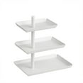thumbnail image 1 of 3 Tier Dessert Display Shelf, Dingrich Cake Display Shelf, 360° Rotating Multi-Functional Rectangular Rack, 3 Tier Stand Shelf for Storage Snacks, Biscuits, Candy, Fruits, Jewelry, Cosmetics - White, 1 of 7