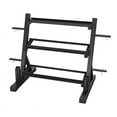 3 Tier Adjustable Dumbbell Metal Holder Shelf, 1200lbs Capacity Weight Storage for Home Gym