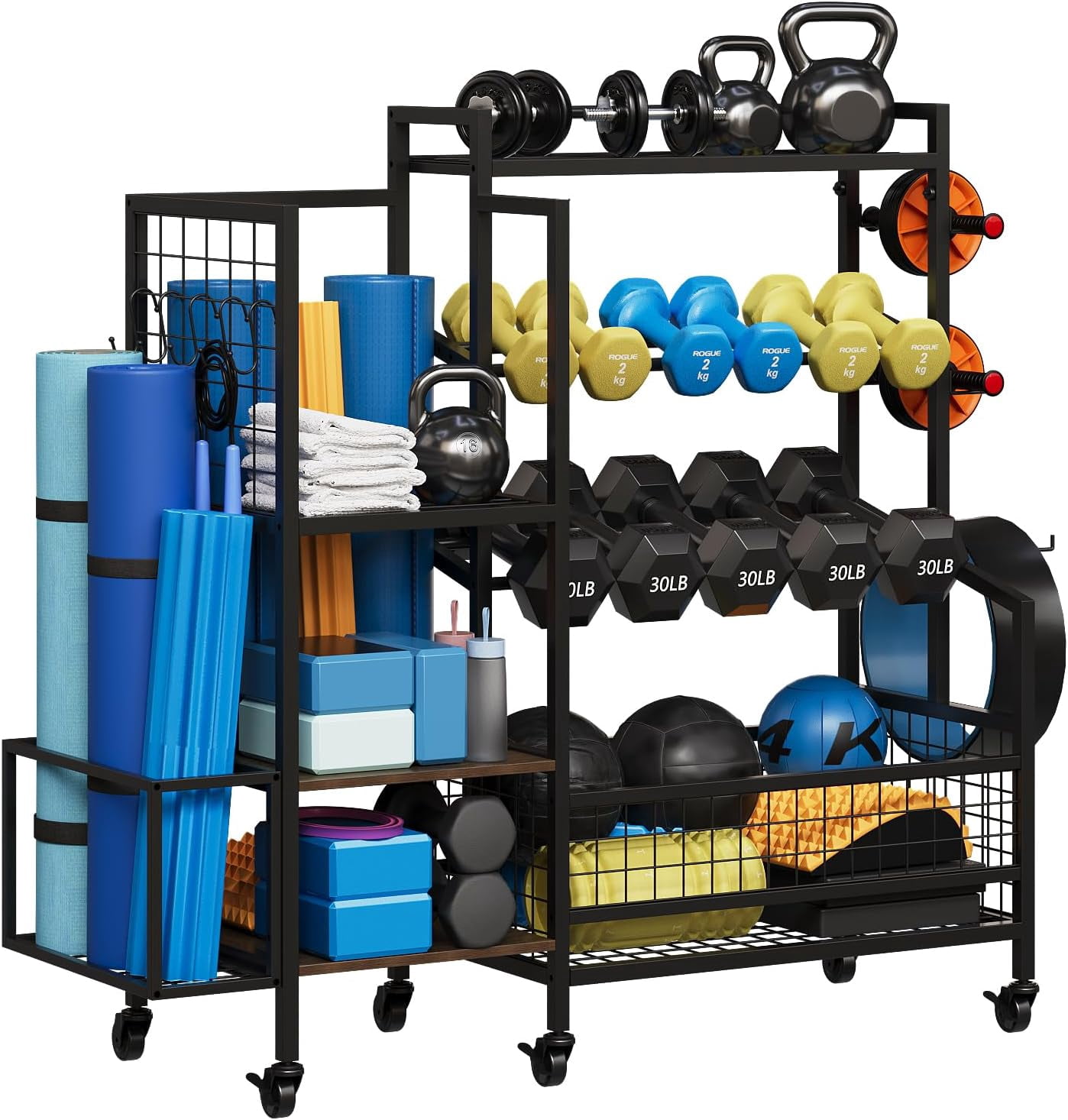 3-Tier Dumbbell Rack Stand Only - Adjustable Weight Rack for Home Gym ...