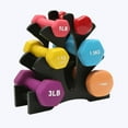thumbnail image 1 of 3 Tier Dumbbell Rack Storage Stand Space Saving Women Household Men Fitness Weight Rack For Strength Exercise Gym Rack Easy To Use, 1 of 4
