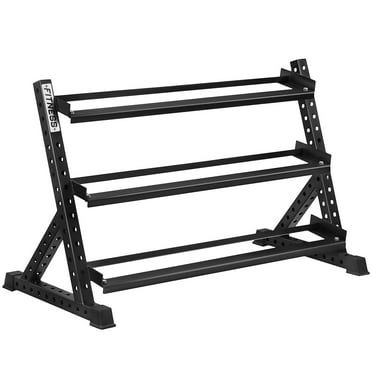 3-Tier Dumbbell Rack with Large Capacity, 1500 lb Heavy Duty Weight Storage Rack for Home Gym