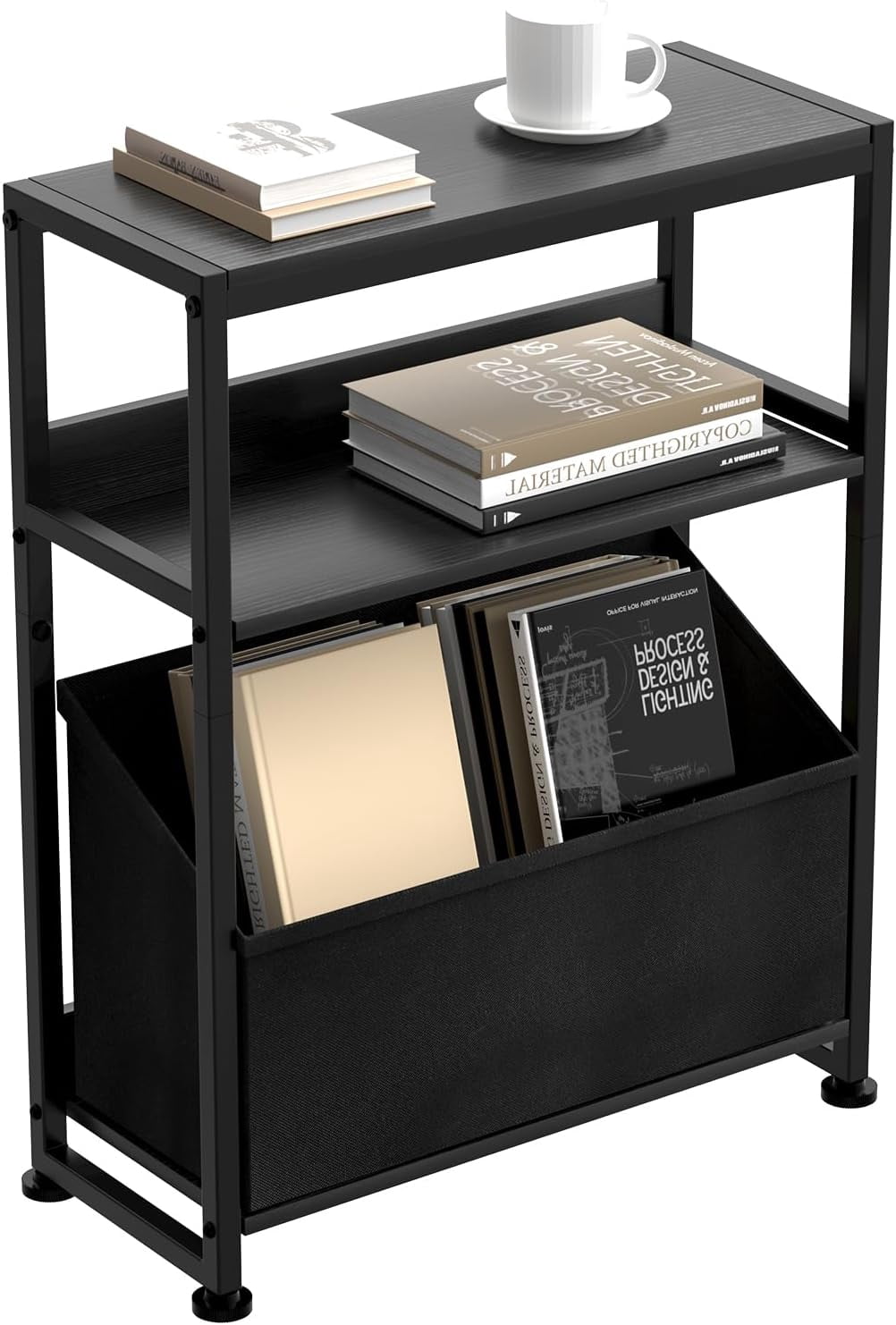 3 Tier End Table, Small Side Table for Small Space, Sofa Table with ...