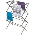 thumbnail image 1 of 3 Tier Expandable Collapsing Foldable Laundry Rack for Air Drying Clothing, Space Saving Heavy Duty Lightweight Metal Drying Rack(Silver), 1 of 4