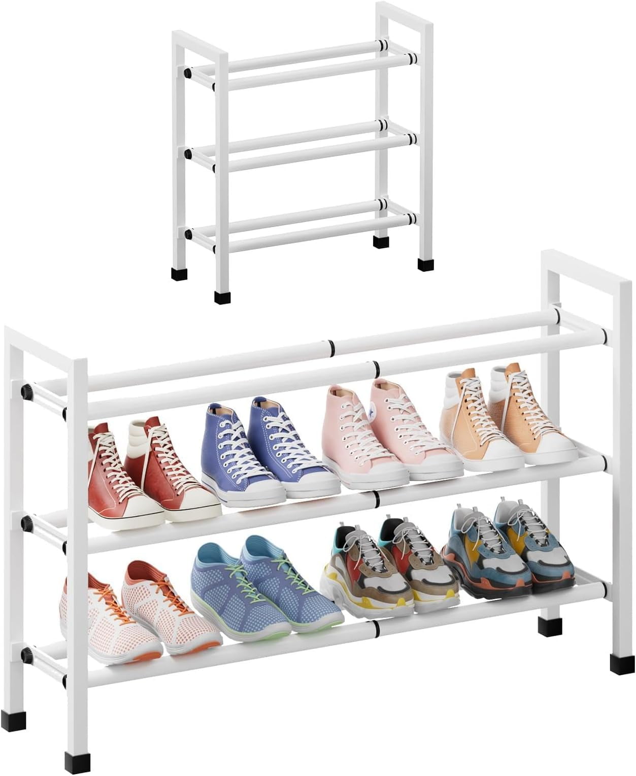 Common Corridor Shoe Rack 3-Tier Expandable Shoe Rack,17