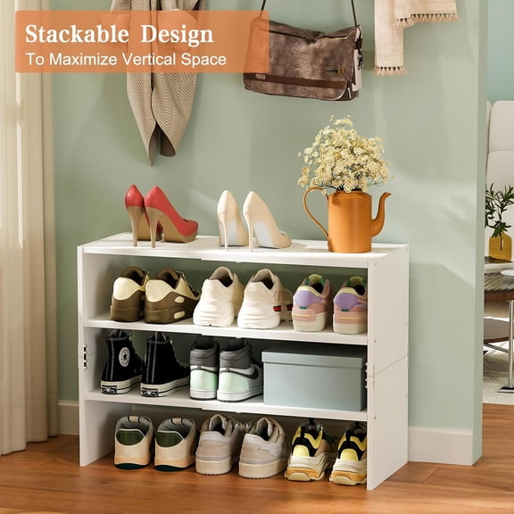 3-Tier Expandable Shoe Rack