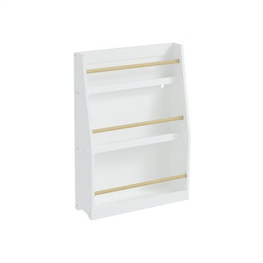 3 Tier Floor Standing Bookshelf, Modern Open Storage Display Bookshelf, Kids Bookcase Storage Organizer For Living Room Kids Room Bedroom Nursery