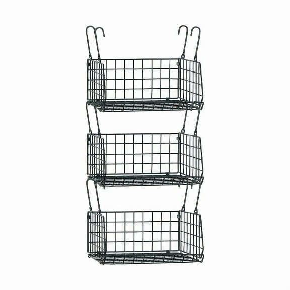 3-Tier Foldable Laundry Organizer – Space-Saving Over Washer/Dryer Shelf with 360° Hooks – No-Tool Assembly, Heavy-Duty Metal Design