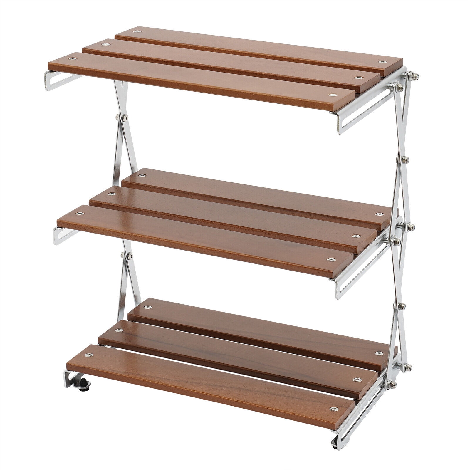 3 Tier Foldable Shoe Rack Shoe Storage Plant Stand Camping Storage ...