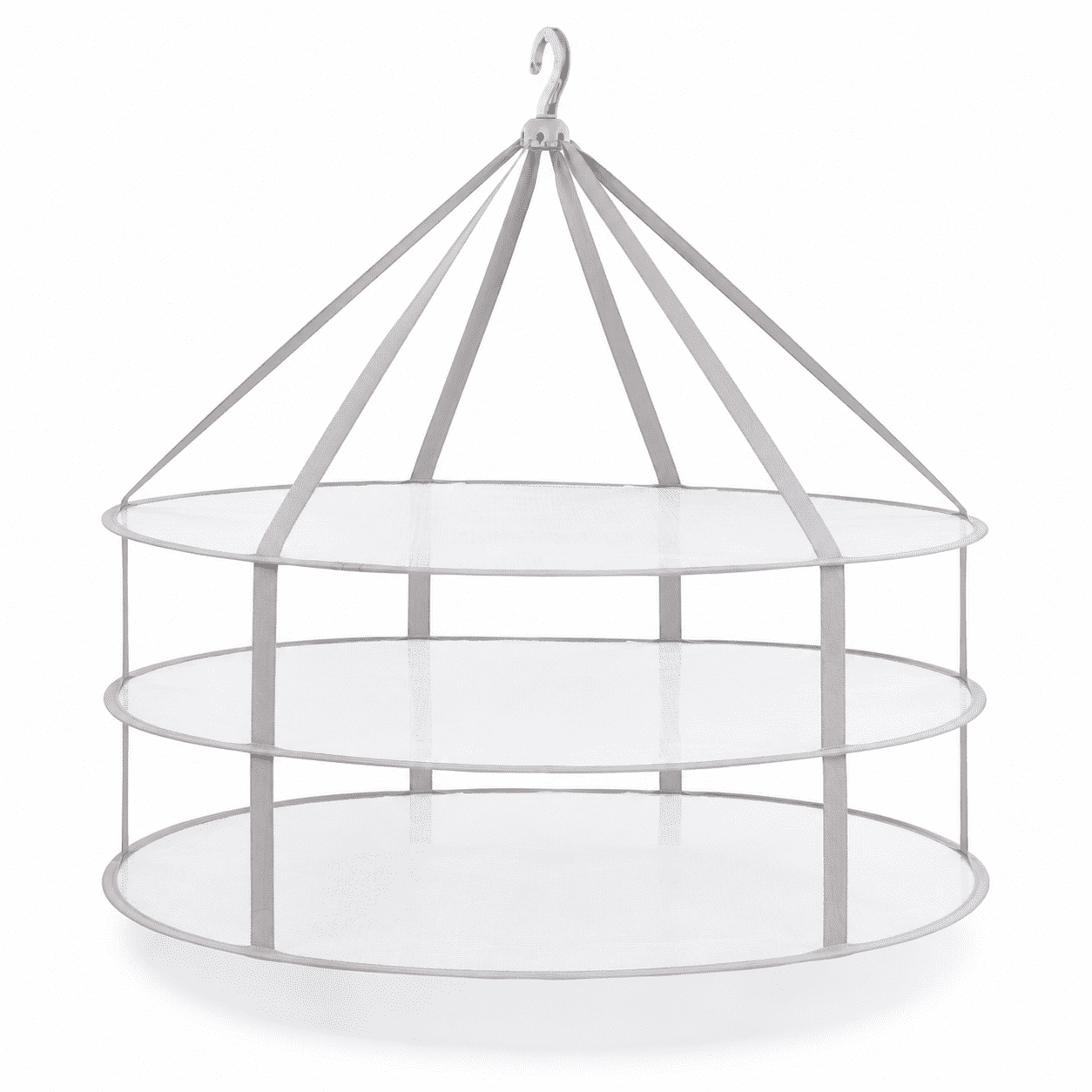 PLERISE 3 Tier Mesh Clothes Drying Rack for Sweaters, Foldable Hanger ...