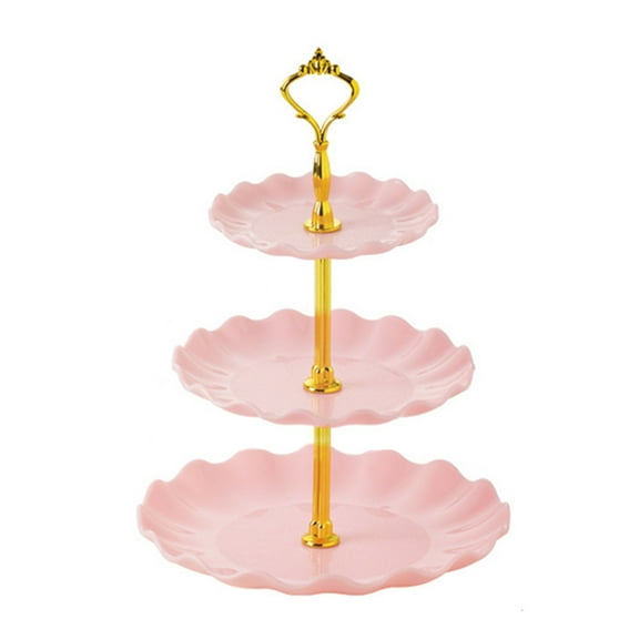 3-Tier Fruit Tray, Nut Dried Fruit Display Stand, for Kitchen Counter Fruit Display Stand for Party, Vegetable,Snack, Dessert