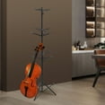 thumbnail image 1 of 3-Tier Guitar Stand Holder Foldable Floor Rack Tripod Hanging 9 Guitars Ukuleles, 1 of 22