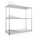 3Tier Heavy Duty Adjustable Wire Shelving Unit 1050lbs Capacity