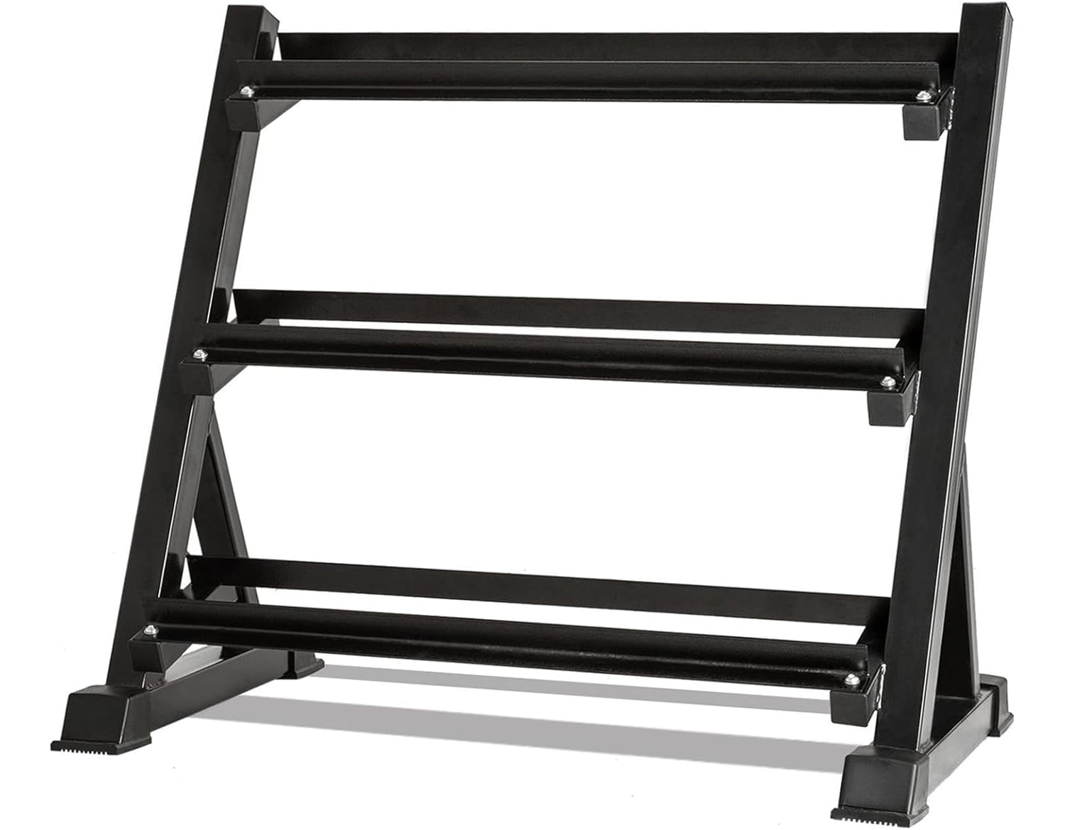 3-Tier Heavy Duty Dumbbell Rack | 1000 LB Weight Capacity - Commercial Grade Storage Stand for Adjustable Dumbbells, Space-Saving Organizer for Home, Garage & Commercial Gyms