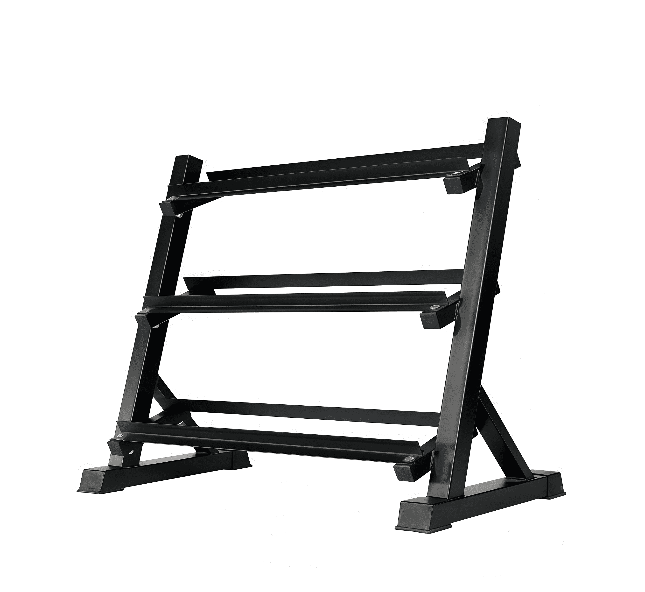 3-Tier Heavy Duty Dumbbell Rack, 1100 LB Capacity Weight Rack Organizer, Commercial Grade Space Saving Storage Stand for Adjustable Dumbbells, Home Garage & Commercial Gym Equipment