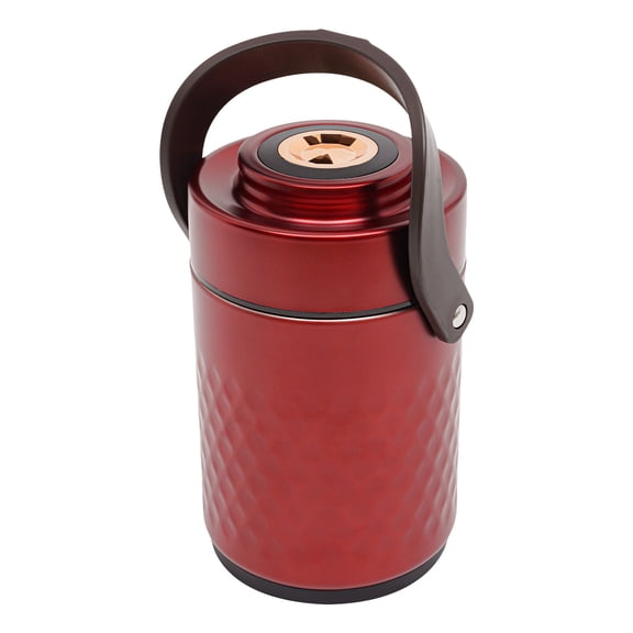 3-Tier Insulated Lunch Box Sealed Stackable Food Thermos Insulated Lunch Box Red Thermal Lunch Box