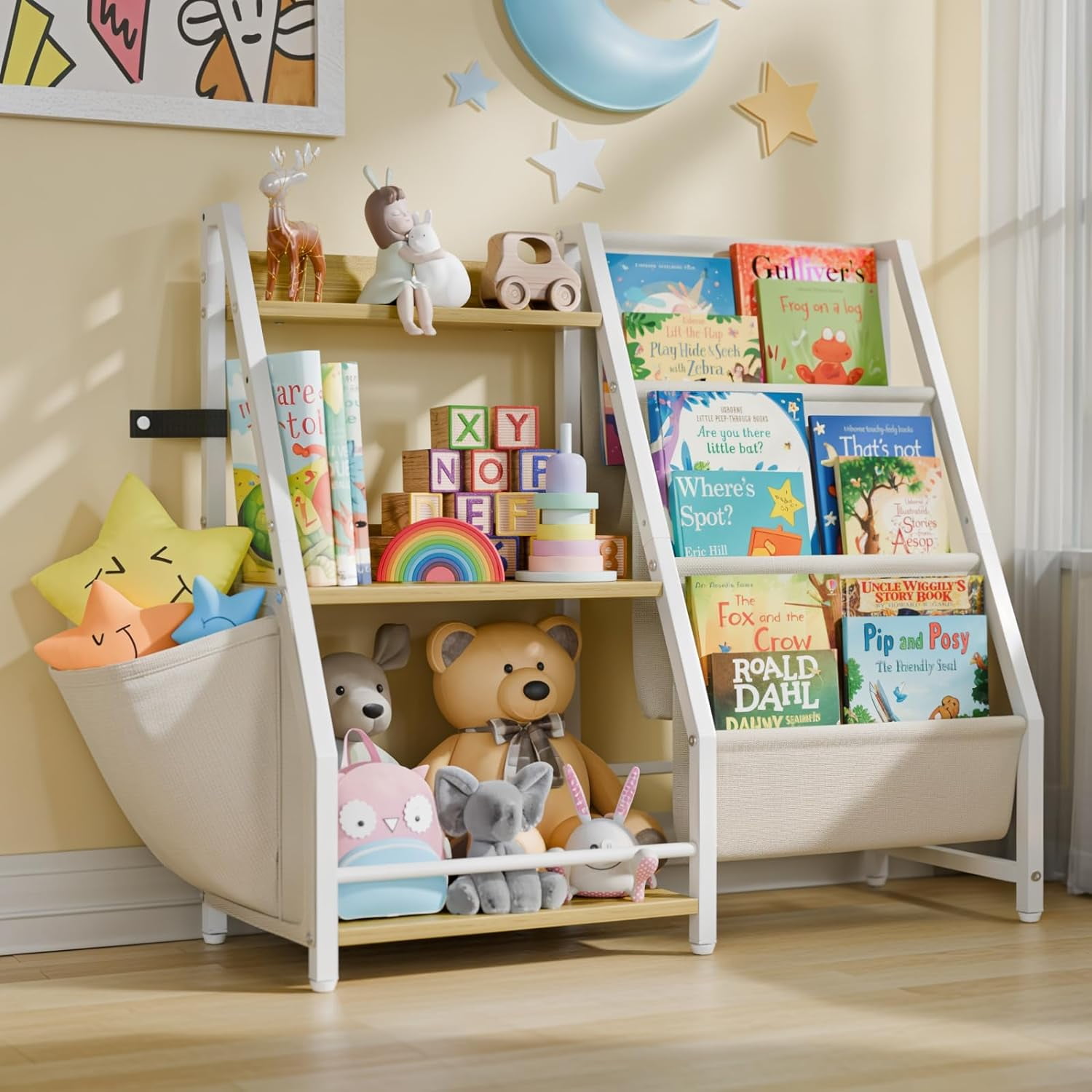 Toy Storage Organizer Tier Kids Bookshelf And Toy Storage, Kids