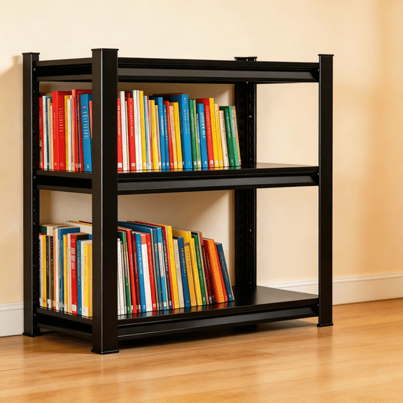 3 Tier Kitchen Storage Racks, 32"H*25"W*14"D Metal Adjustable Shelf, 1800LBS, Shelving Unit, Steel Shelving Rack for Kitchen Bathroom Pantry Closet Laundry