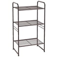 thumbnail image 1 of 3-Tier Metal Wire Shelving Rack, Storage Shelves for Kitchen Pantry, 12"D x 17.8"W x 31.5"H, Bronze, 1 of 9