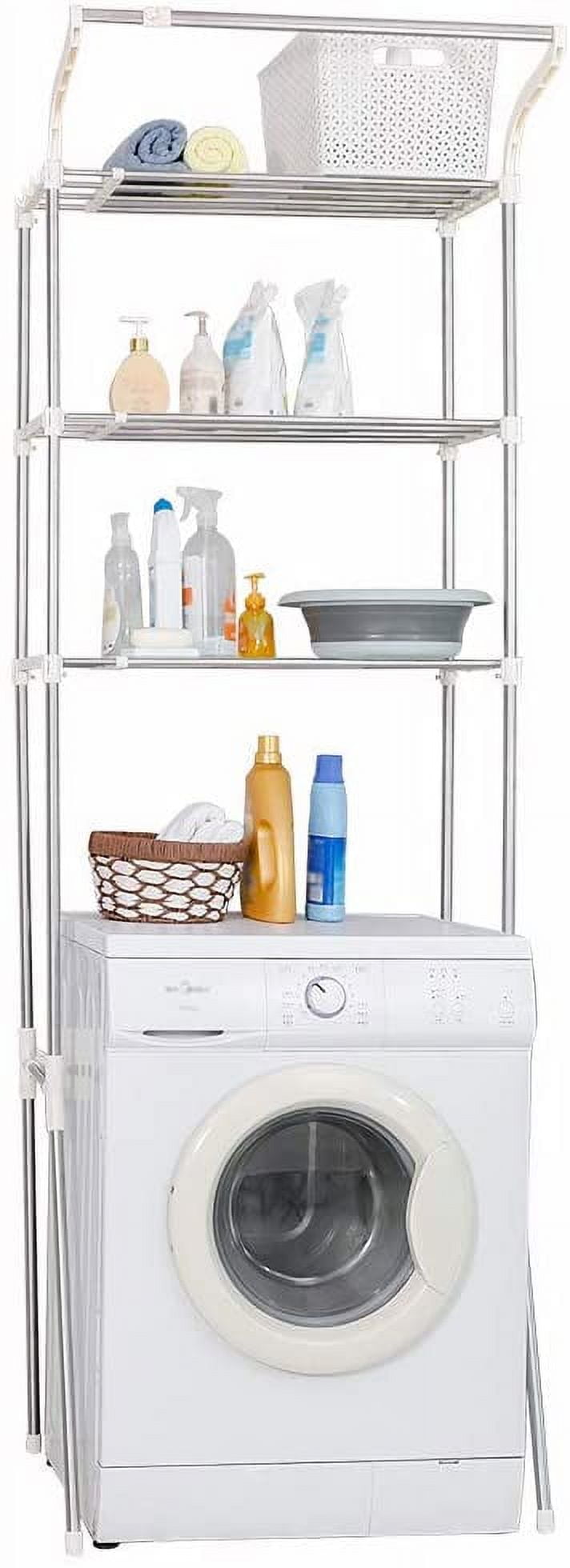 3Tier Laundry Room Shelf Over The Toilet/Washing Machine Storage Rack