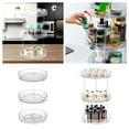 3 Tier Lazy Susan Organizer, Rotating Spice Rack for Kitchen Countertop