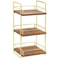 thumbnail image 1 of 3 Tier Merchandiser Rack - Brass, 1 of 1