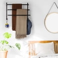 thumbnail image 1 of 3 Tier Metal Blanket Rack, Wall Mouted Blanket Holder for Bathroom Display Rack, 1 of 8