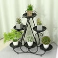 thumbnail image 1 of 3-Tier Metal Plant Stand Holder 6 Pot Flower Shelf Garden Corner Indoor Outdoor Multilayer Potted Planters Display Rack, 1 of 7