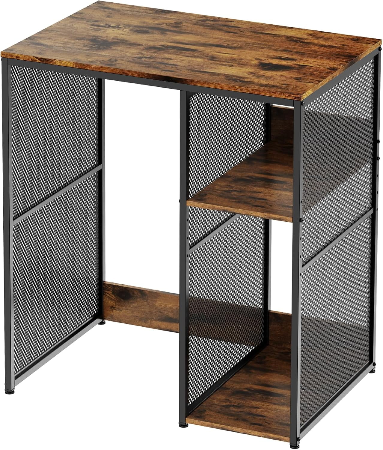 3Tier Mini Fridge with Storage, Industrial Style Kitchen