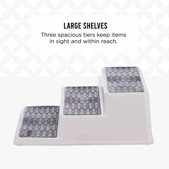 3-Tier Non-Skid Spice Rack Organizer for Kitchen Cabinet or Pantry, 15 ...