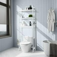 3Tier Over The Toilet Storage Bamboo Over Toilet Bathroom Organizer