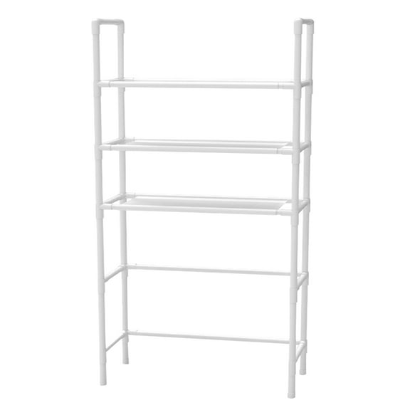 3-Tier Over Washing Machine Storage Rack Space Save Metal Bathroom Organizer Freestanding Above Washer Dryer Rack for Bathroom / Restroom / Laundry