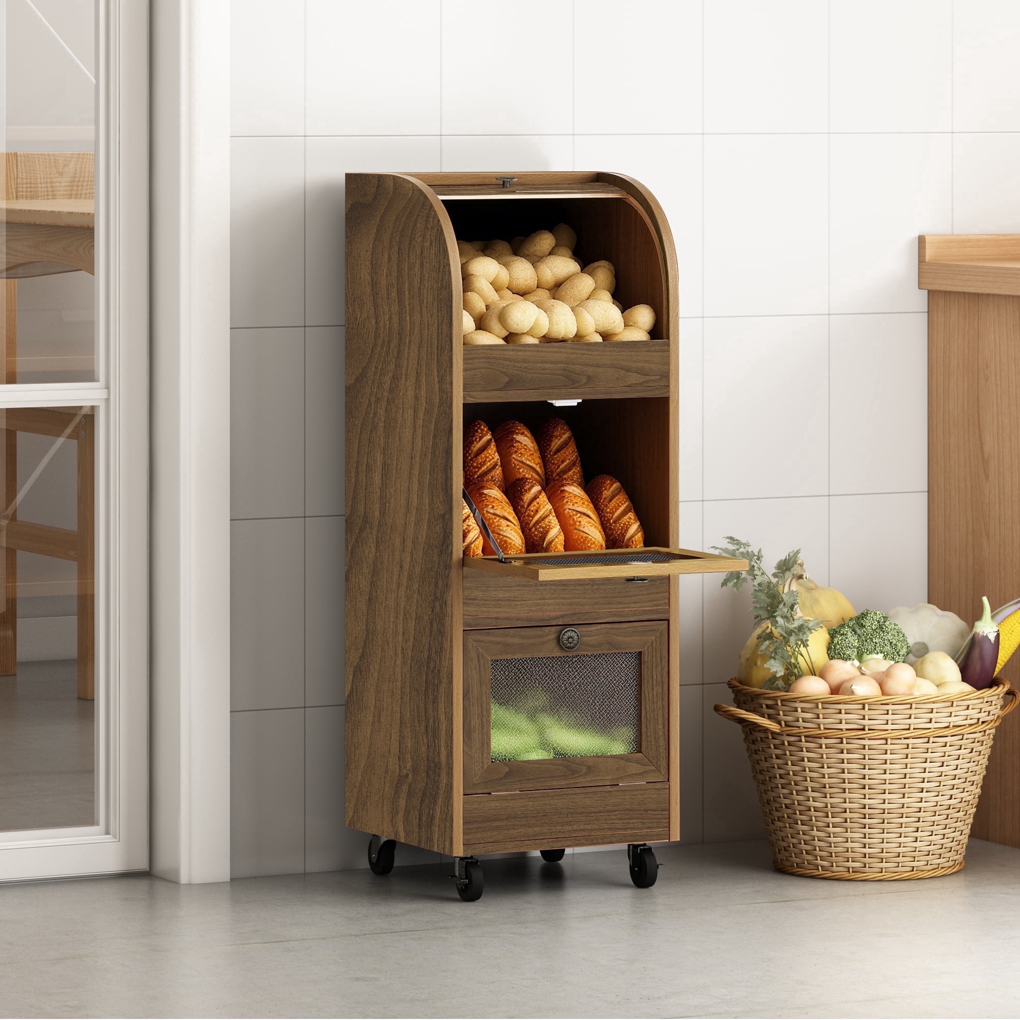 Pusnapku 3 Tier Potato Storage Bin, 38