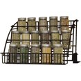 thumbnail image 1 of 3-Tier Pull Down Cabinet Organizer Vertical Metal Cabinet-mounted Spice Rack Large Capacity Under Cabinet Spice Rack Pull Down Hidden Retractable Pull Down Shelf for Kitchen Upper Inside Cabinets, 1 of 9