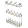 3Tier Pull Out Organizer Spice Rack for Narrow 5" W x