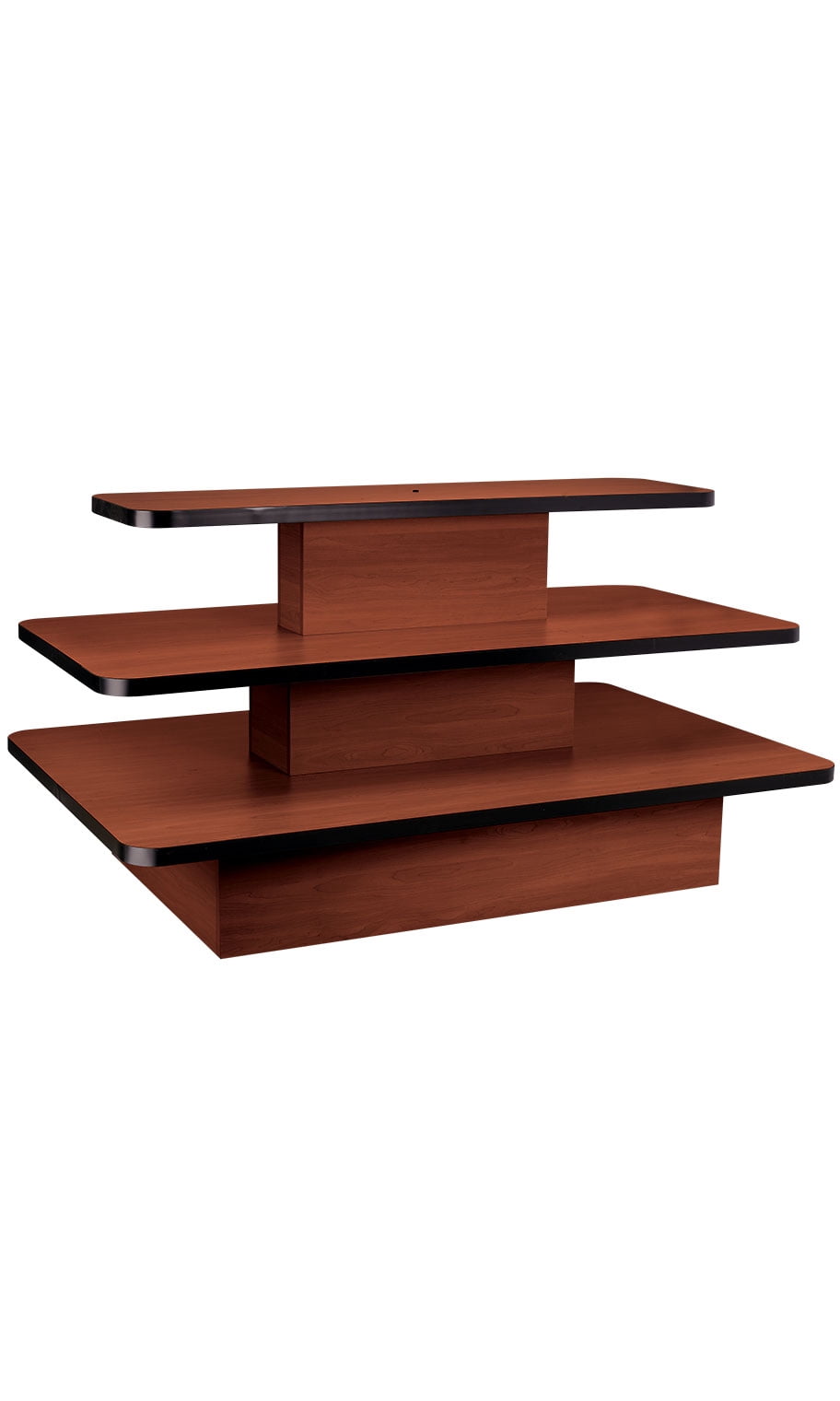 3-Tier Rectangle Cherry Table (Cherry Melamine Finish) - Assembly ...
