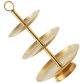 thumbnail image 1 of 3 Tier Serving Stand, Gold Dessert Cake Stand, Stainless Steel Serving Tray for Parties, Small Metal Dessert Cupcake Stand, Elegant Afternoon Tea Serving Platter, 1 of 5