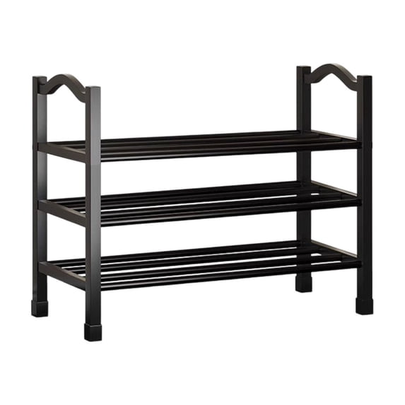 3 Tier Shoe Rack, 17.72x15.75x7.87in Assembled Shoe Rack, Closet Shoe Organizer, Dormitory Entrance Storage Rack