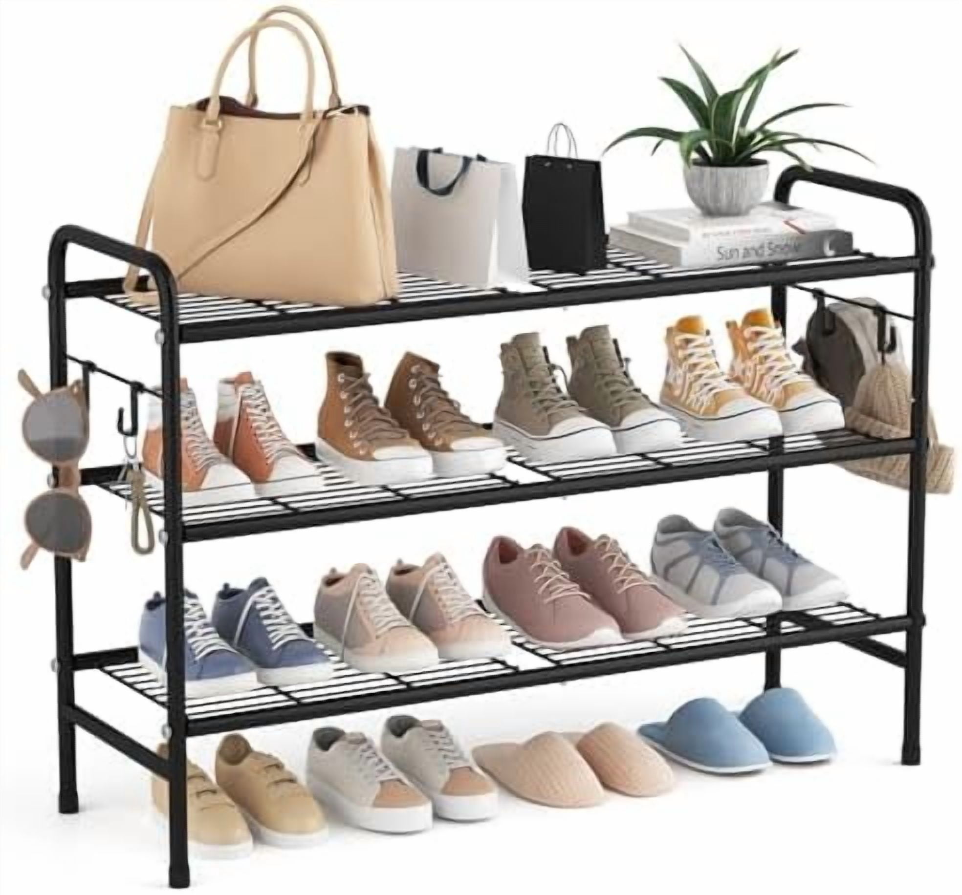 Side Way Shoe Rack 3 Tier Shoe Rack 33