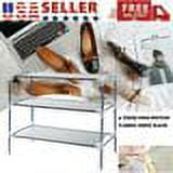 3-Tier Shoe Rack, Simple Assembly Shoe Organizer, 9-12 Pairs of Shoes, Non-woven Fabric Shoe Rack Storage, Gray