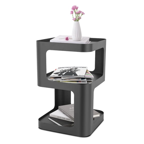 3-Tier Side Table Coffee Table Sofa Bedside Table Storage Organizer Space Saving