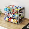 thumbnail image 1 of 3 Tier Stackable Can Rack Organizer for food storage kitchen cabinets countertop, 1 of 10