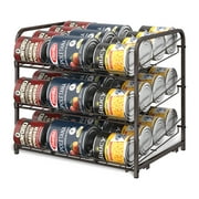 3-Tier Stackable Rack Organizer, Metal Bronze, 16.73" x 12.2" 14.76"
