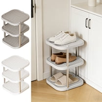 Shoe Saving Rack 10 Tier Shoe Rack with Dustproof Cover, Tall Shoe Storage Organizer for ...