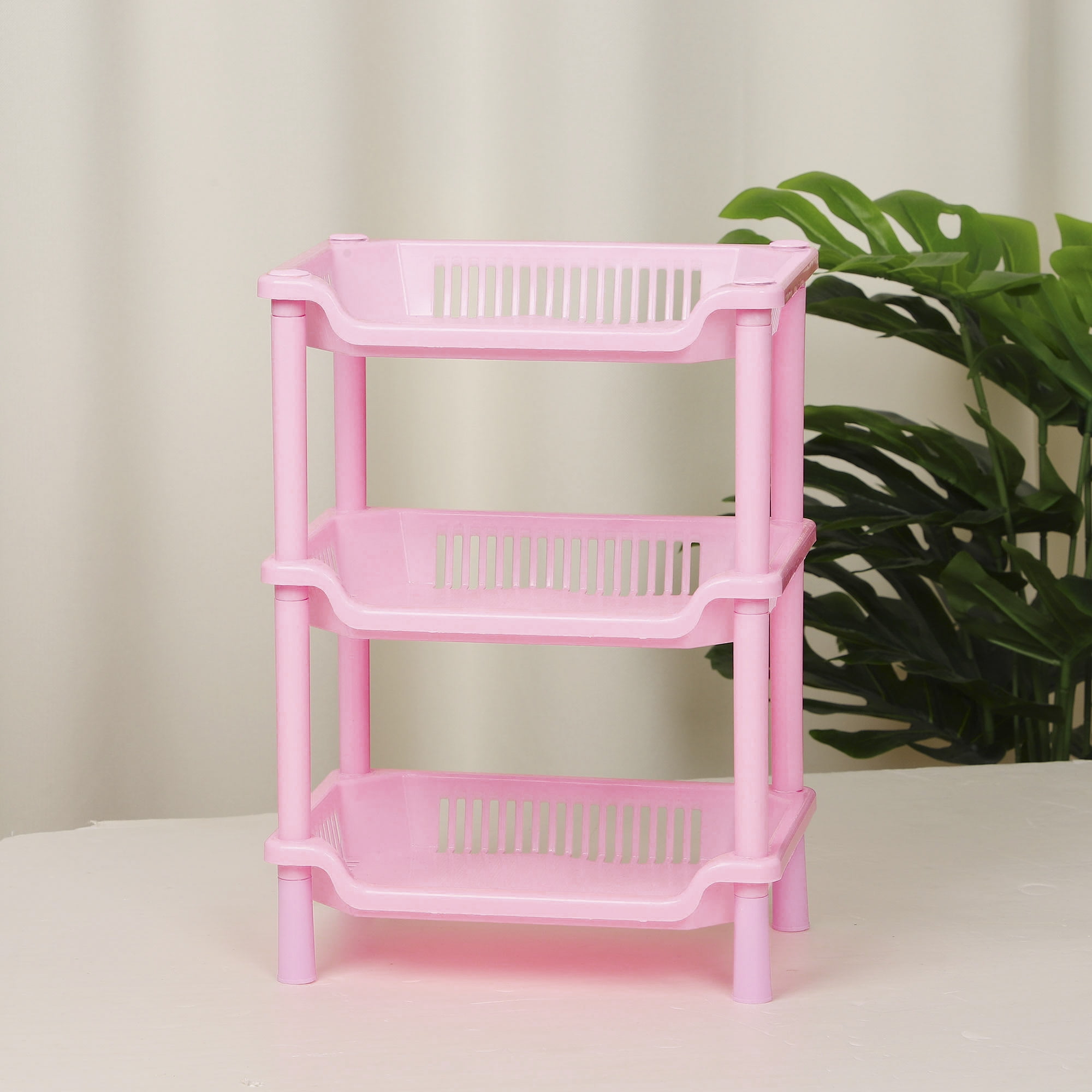 3 Tier Stand Corner Shower Shelf Rack,Plastic Holder Storage Organizer